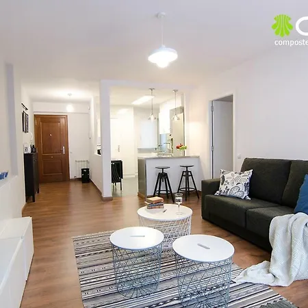 Apartamento Amplio En El Centro De Santiago * Saint-Jacques-de-Compostelle